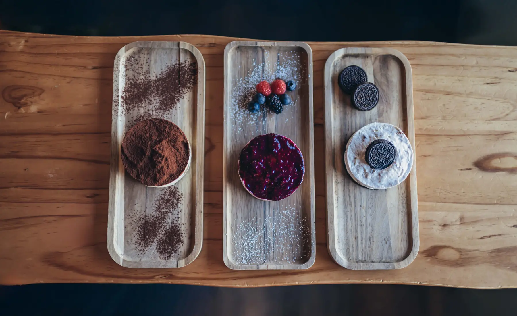 Selection of Pau Bakery desserts